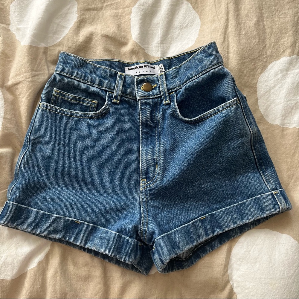 American Apparel denim shorts